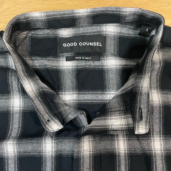 Good Counsel *NWT* 100% Cotton Button down. Size L - Picture 7 of 7